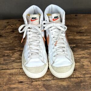 Nike Blazer Mid ’77 White Atomic Pink High Top Sneakers 7.5